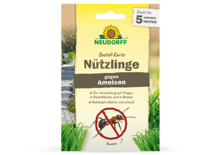 NEUDORFF Bestell-Karte Nützlinge gegen Ameisen